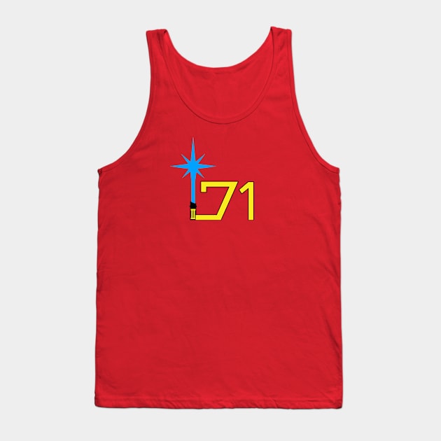 Galactic Initiative Logo (Yellow) Tank Top by bigsean13